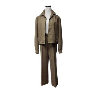 70s Celeste Sport wool jacket and trousers set . size 12